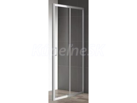 SAMTEK sprchové dvere QUIDO posuvné 120x185,Univerz,rám lesklý Al,sklo 6mm číre SANS-PORE
