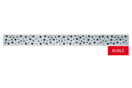 ALCA Rošt pre líniový podlahový žľab, nerez-mat BUBLE-650M