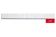 ALCA Rošt pre líniový podlahový žľab, nerez-mat LINE-650M