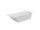 Cersanit CREA Vaňa obdĺžniková 170x75 akrylátová + nohy, Biela S301-226