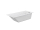 Cersanit CREA Vaňa obdĺžniková 150x75 akrylátová + nohy, Biela S301-233