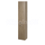 Cersanit LARA Skrinka vysoká bočná závesná 30x150x25cm v demonte, Orech S926-008-DSM