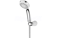 Cersanit MODI Set ručná sprcha so sprchovou hadicou a držiakom sprchy bodov,Chróm S951-023