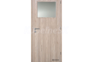 Doornite CPL-Deluxe laminátové interiérové dvere 1/3 SKLO, Fleewood Šampanský