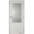 Doornite CPL-Deluxe laminátové interiérové dvere 2/3 SKLO, Brest Biely