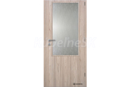 Doornite CPL-Deluxe laminátové interiérové dvere 2/3 SKLO, Fleewood Šampanský