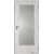 Doornite CPL-Deluxe laminátové interiérové dvere 3/4 SKLO, Brest Biely, DTD