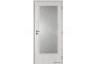 Doornite CPL-Deluxe laminátové interiérové dvere 3/4 SKLO, Brest Biely, DTD