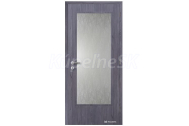 Doornite CPL-Deluxe laminátové interiérové dvere 3/4 SKLO, Fleewood Lávovošedý, DTD