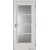 Doornite CPL-Deluxe laminátové interiérové dvere SUPERIOR SKLO, Brest Biely, DTD