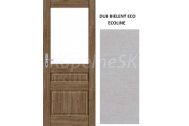 ImperioDoor interiérové rámové dvere ELEGANT1, Sklo, ECOLINE Dub Bielený Eco