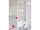 Hopa FRAME Kúpeľňový radiátor 600x1596mm, 891W, rovný, Spodné pripojenie, Biela Lesk