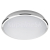 Sapho SILVER stropné LED svietidlo 10W, 230V, priemer 28cm, denná biela, chróm