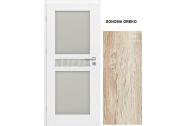 ERKADO SET Rámové dvere FORZÍTIA 1 presklené, fólia Greko Sonoma +zárubeň+kľučka