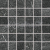 Rako DDM06739 QUARZIT dlažba-mozaika Čierna 4,8x4,8x1 matná reliéf, rektif,mrazuv,R10,1.tr