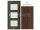 PORTA Doors SET Rámové dvere VERTE PREMIUM B.3 skloMat, 3Dfólia Dub Havana+zárubeň