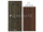PORTA Doors SET Rámové dvere VERTE PREMIUM C.0 Plné, 3D fólia Dub Havana+zárubeň