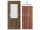PORTA Doors SET Rámové dvere VERTE PREMIUM C.1 skloMat, 3Dfólia Dub Kalifornia+zárubeň
