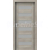 PORTA Doors SET Rámové dvere KONCEPT C6, sklo Matné, 3D fólia Agát Strieborný + zárubňa