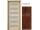 PORTA Doors SET Rámové dvere KONCEPT C6, sklo Matné, 3D fólia Dub Šarlátový + zárubňa