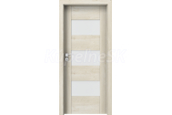 PORTA Doors SET Rámové dvere KONCEPT K3, sklo Matné, 3D fólia Dub Škandinávsky + zárubňa