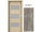 PORTA Doors SET Rámové dvere KONCEPT K3, sklo Matné, 3D fólia Dub Sibírsky + zárubňa
