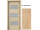 PORTA Doors SET Rámové dvere KONCEPT K3, sklo Matné, 3D fólia Buk Škandinávsky + zárubňa