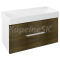 Sapho MEDIENA umývadlová skrinka 96,5x50,5x48,5cm, biela matná/dub graphite
