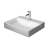 Duravit DuraSquare Above counter basin DuraSquare white, w/o OF, with tap, 1 TH