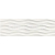 Pamesa NEIGE Blanco obklad vlnka 25x75 cm hrúbka 10 mm biela satén