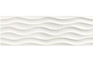 Pamesa NEIGE Blanco obklad vlnka 25x75 cm hrúbka 10 mm biela satén
