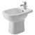 Duravit D-Code Bidet floor standing 54 cm D-Code white, with of, with tp, 1 th