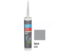 RAKO system ASI 122 Silikónový tesniaci tmel, vodeodolný-protiplesňový,mraz, 310 ml, Šedá