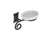 Sapho REBECCA mydeľnička, čierna/keramika