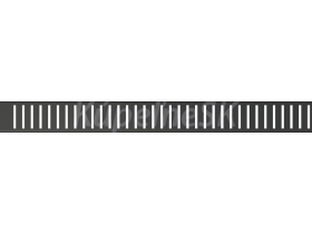 ALCA Rošt pre líniový podlahový žľab, čierna-mat PURE-300BLACK