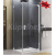 Ronal CADURA CA1C 75cm,1-kridlové dvere Nika/rohový kút,profil Aluchr,sklo Číre,Pravé