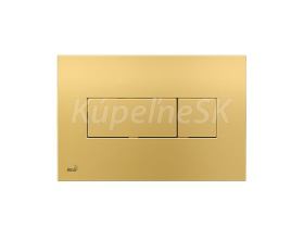 ALCA Ovládacie tlačítko pre predstenové inštalačné systémy, zlatá-lesk M375