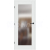ERKADO SET Rámové dvere FRÉZIA 7 zrkadlové, Premium Kôra Biela + zárubeň