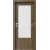 PORTA Doors SET Rámové dvere Laminát CPL, vzor 1.3, Orech Prírodný,sklo činčila + zárubeň