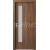 PORTA Doors SET Rámové dvere Laminát CPL, vzor 1.5, Orech Modena 1, sklo činčila + zárubeň