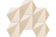Tubadzin CHENILLE/CHARLOTTE beige hex 28,9x22,1 mozaika
