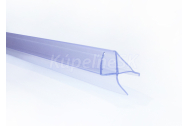 Aquatek 1-S8 Tesnenie pre sprchový kút, spodné, hrúbka skla 8mm, dĺžka 2000mm, 2x1m