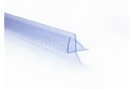 Aquatek 1-S6 Tesnenie pre sprchový kút, spodné, hrúbka skla 6mm, dĺžka 2000mm, 2x1m