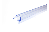 Aquatek 2-S8 Tesnenie pre sprchový kút, spodné, hrúbka skla 8mm, dĺžka 2000mm, 2x1m