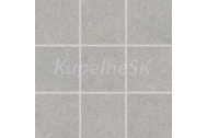 Rako BLOCK DAK12781 dlažba mozaika rektifikovaná šedá 30x30cm, 1.tr.