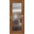ERKADO SET Rámové dvere FRÉZIA 7 zrkadlové, fólia Greko, Dub Stredný + zárubeň