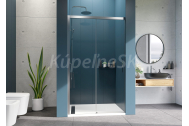 Aquatek WELLNESS B2 Sprchové dvere do niky 110x200cm, posuvné dvere, chróm, číre sklo