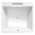 Polysan CAME štvorcová vaňa s konštrukciou 175x175x50cm, biela
