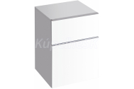 KERAMAG ICON Bočná skrinka 45 x 60 x 47,7 cm, závesná,biela matná (Alpin)