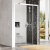 Ravak MATRIX MSD4-200 4-dielne sprchové dvere do niky, 200x195, Biela,Transparent +vešiak